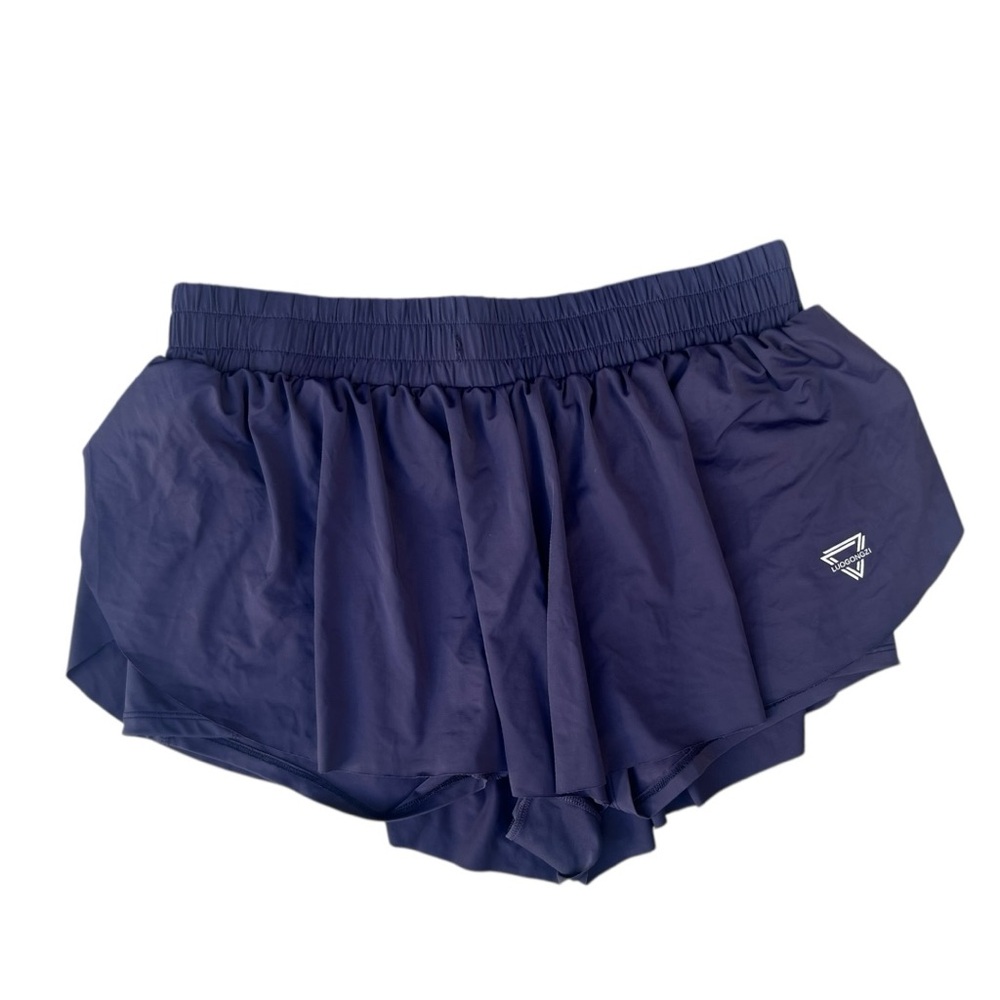 🟣 Luogongzi Navy Athletic Running Shorts Skort Style Women’s‎ XL